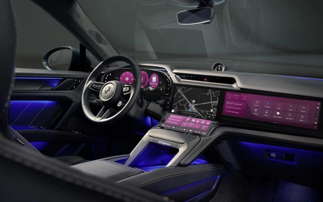 El Porsche Cayenne eléctrico presume de pantallas, 1.088 CV y un interior de ciencia ficción