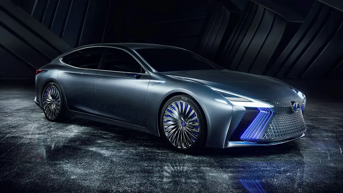 Lexus LS Concept sorprende con seis ruedas y ADN espacial y marca el adiós a la gran berlina