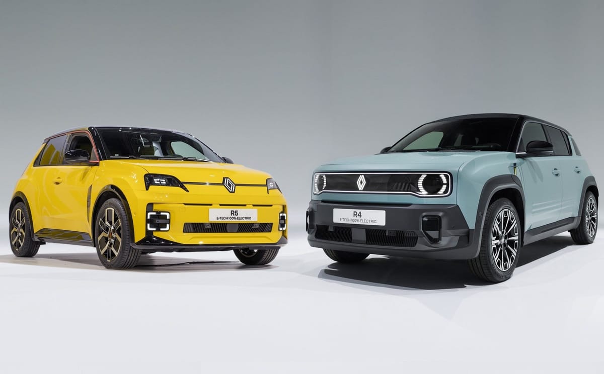 Renault R5 y R4 llegarán a 500 km WLTP en 2027 con 56 kWh y motor 6AK Evo sin tierras raras