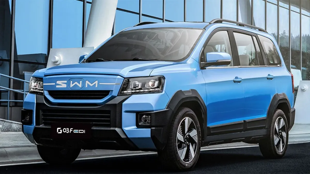 SWM G03F EDi 2026, SUV superhíbrido con etiqueta 0 desde 19.990 y 7 plazas por 20.990