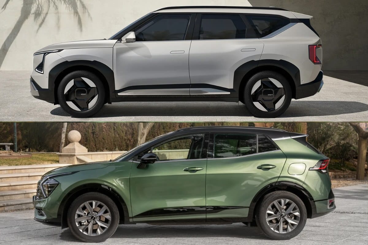 Kia EV5 vs a Sportage, ¿el SUV familiar que da el golpe en la mesa eléctrica?