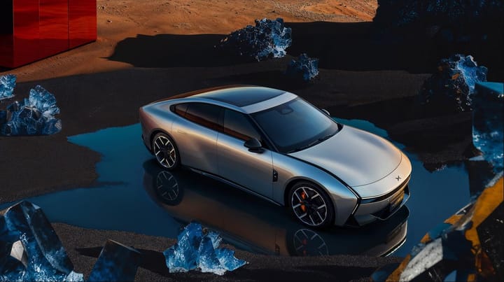 Primeras imágenes del XPENG P7: el sedán eléctrico que parece salido de un anime futurista