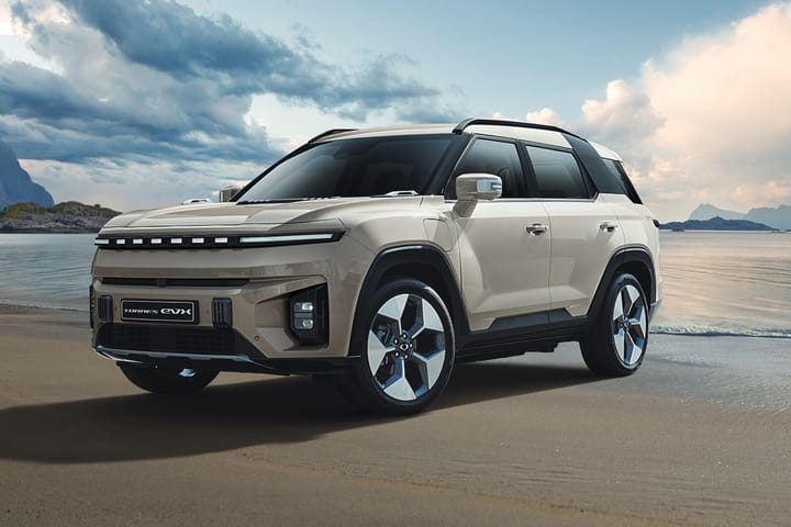 El KGM Torres EVX muy cuadrado, eléctrico y con nombre nuevo