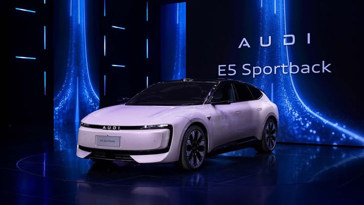 El Audi E5 Sportback rompe récords en China: ¿el coche que puede cambiarlo todo?