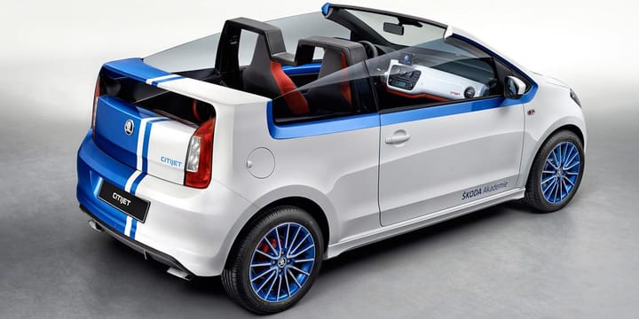 El pequeño roadster de Skoda que convirtió el Citigo en una discoteca sobre ruedas