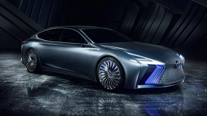 Lexus LS Concept sorprende con seis ruedas y ADN espacial y marca el adiós a la gran berlina
